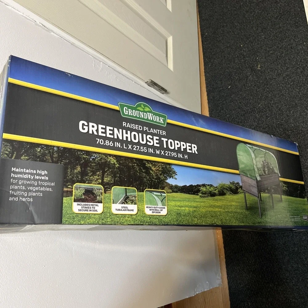GroundWork Raised Bed Greenhouse Topper 70.86